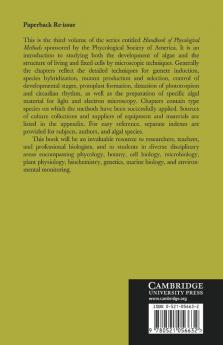 Handbook of Phycological Methods