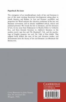 Law and Literature
