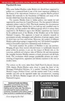 Separatism Among Indian Muslims (South Asia Edition)