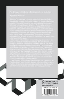 The Concept of the Gene in Development and Evolution