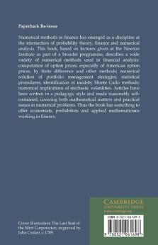 Numerical Methods in Finance