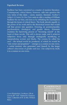 Faulkner's Subject