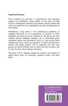 Probabilistic Voting Theory