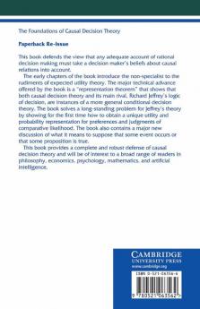 The Foundations of Causal Decision Theory