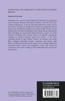 Literature and Medicine in Nineteenth-Century Britain