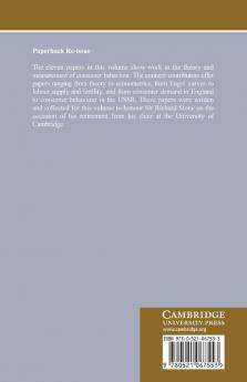 Essays in the Theory and Measurement of Consumer Behaviour