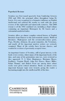 Scrutiny Vol. 20 Index & Retrosp