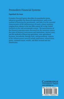 Premodern Financial Systems