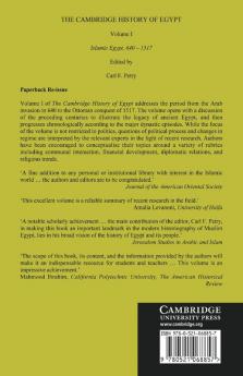 The Cambridge History of Egypt