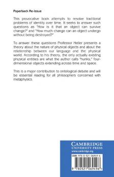 The Ontology of Physical Objects