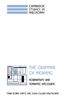 The Grammar of Meaning