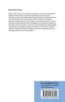 The Grammar of Meaning