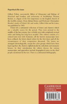 Gilbert Foliot and His Letters