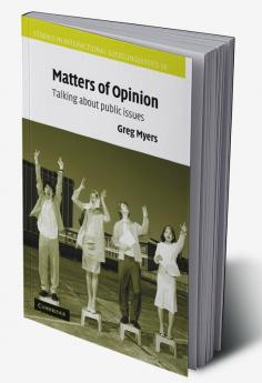 Matters of Opinion