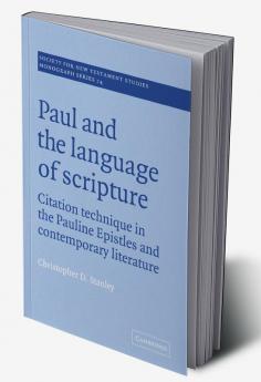 Paul and the Language of Scripture