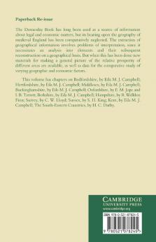 The Domesday Geography of South-East England