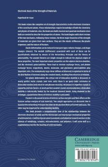 Electronic Basis of the Strength of Materials