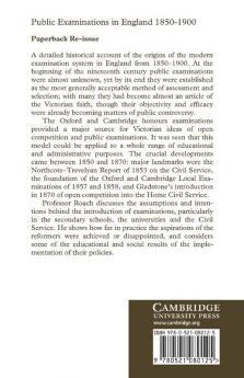 Public Examinations in England 1850 1900