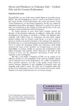 Heresy and Obedience in Tridentine Italy