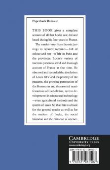 Lockes Travels in France 1675 1679