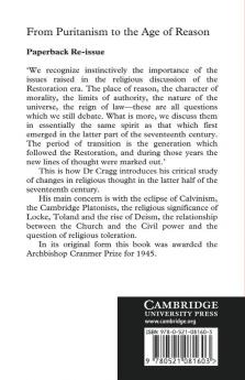 From Puritanism to the Age of Reason