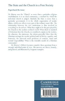 The State and the Church in a Free Society