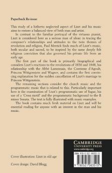 Revolution and Religion in the Music of Liszt