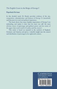 The English Court in the Reign of George 1