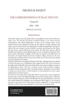 The Correspondence of Isaac Newton