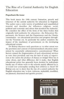 The Rise of a Central Authority for English Education