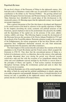 Reform and Revolution in Mainz 1743 1803