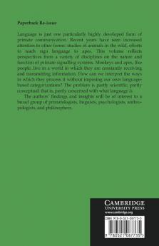 The Meaning of Primate Signals