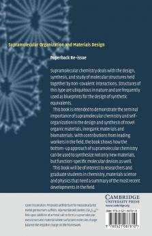 Supramolecular Organization and Materials Design