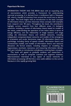 Information Theory and the Brain