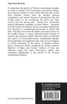 Religion Law and the Growth of Constitutional Thought 1150-1650