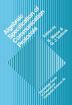 Algebraic Specification of Communication Protocols