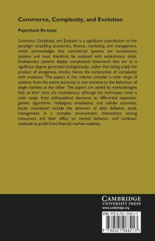 Commerce Complexity and Evolution