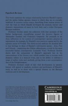 Essays on Handel and Italian Opera