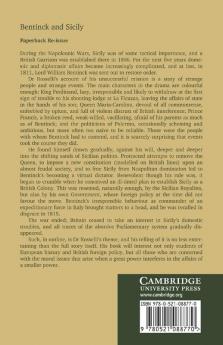 Lord William Bentinck and the British Occupation of Sicily 1811 1814