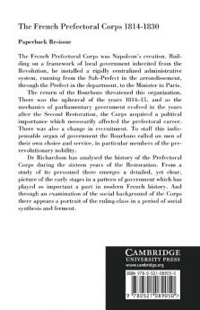The French Prefectorial Corps 1814 1830