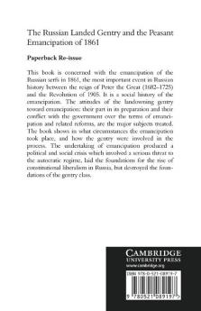The Russian Landed Gentry and the Peasant Emancipation of 1861