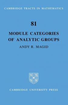 Module Categories of Analytic Groups