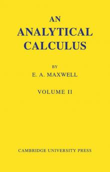 An Analytical Calculus