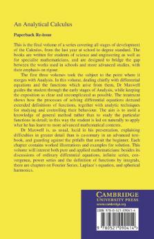 An Analytical Calculus