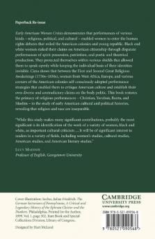 Early American Women Critics