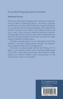 Generalized Hypergeometric Functions