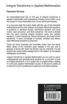 Integral Transforms in Applied Mathematics