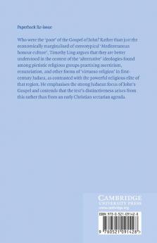 The Judaean Poor and the Fourth Gospel
