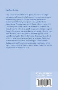 Greco-Roman Culture and the Galilee of Jesus