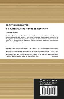 The Mathematical Theory of Relativity